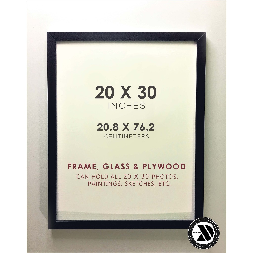 20x30 Inches Picture Frame (1 Inch Thick) | Shopee Philippines