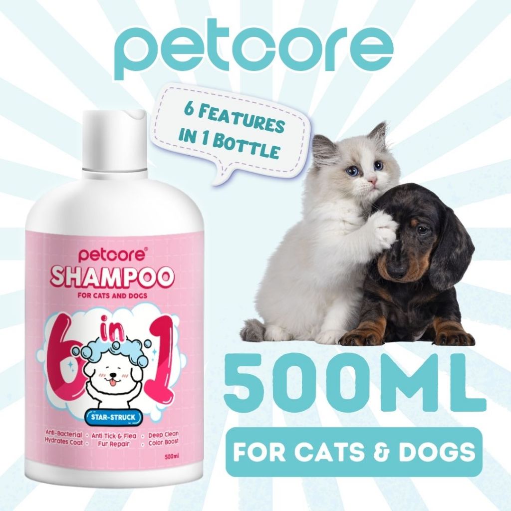 500ML Pet Shampoo with Conditioner Dog Cat Anti Flea Tick Shampoo Body ...