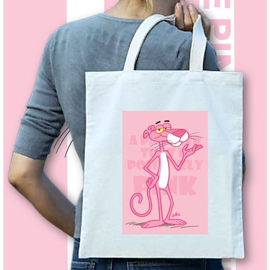 Pink panther tote bag outlet