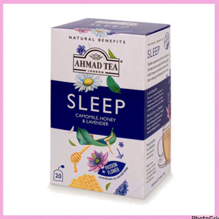 Ahmad Tea SLEEP Camomile, Honey & Lavender, 20 Teabags, Relax Calm ...