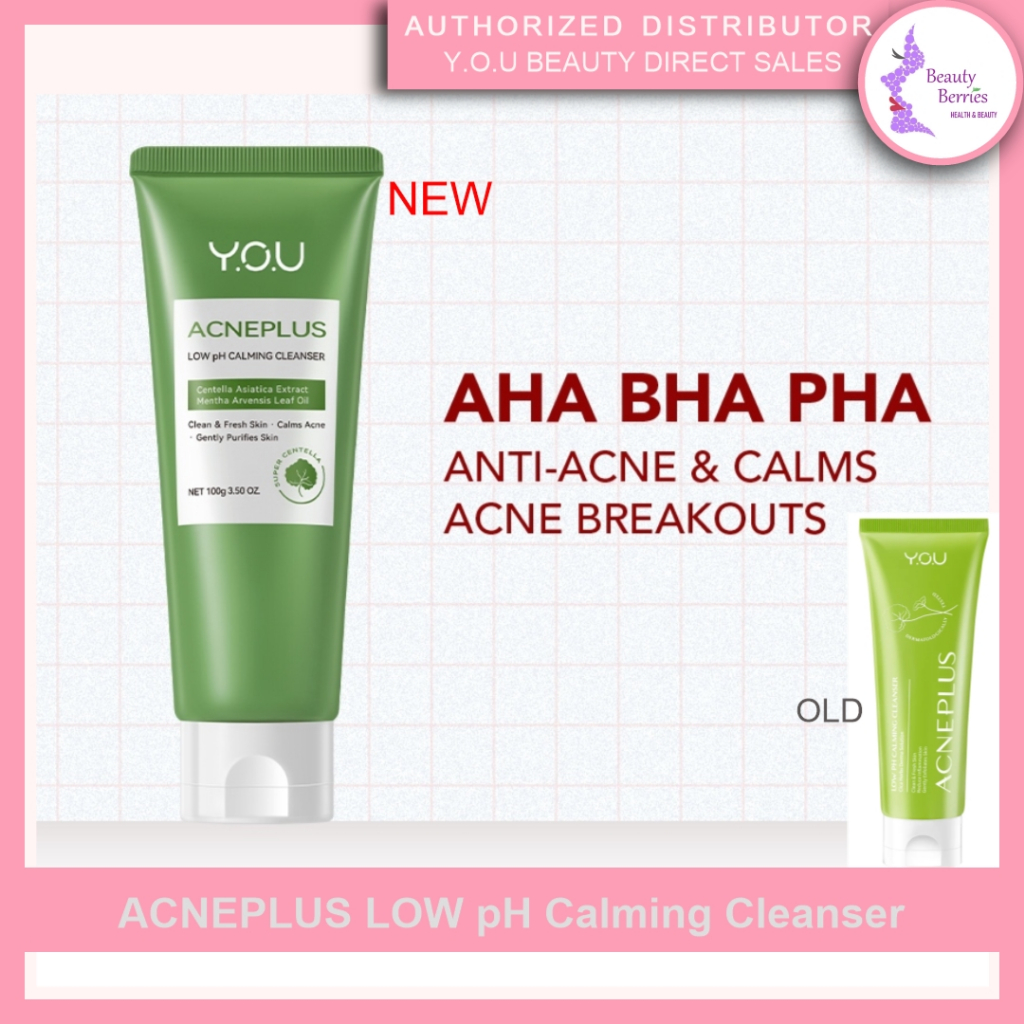 YOU Acne Plus Low Ph Calming Cleanser Acne Remover Facial Foam