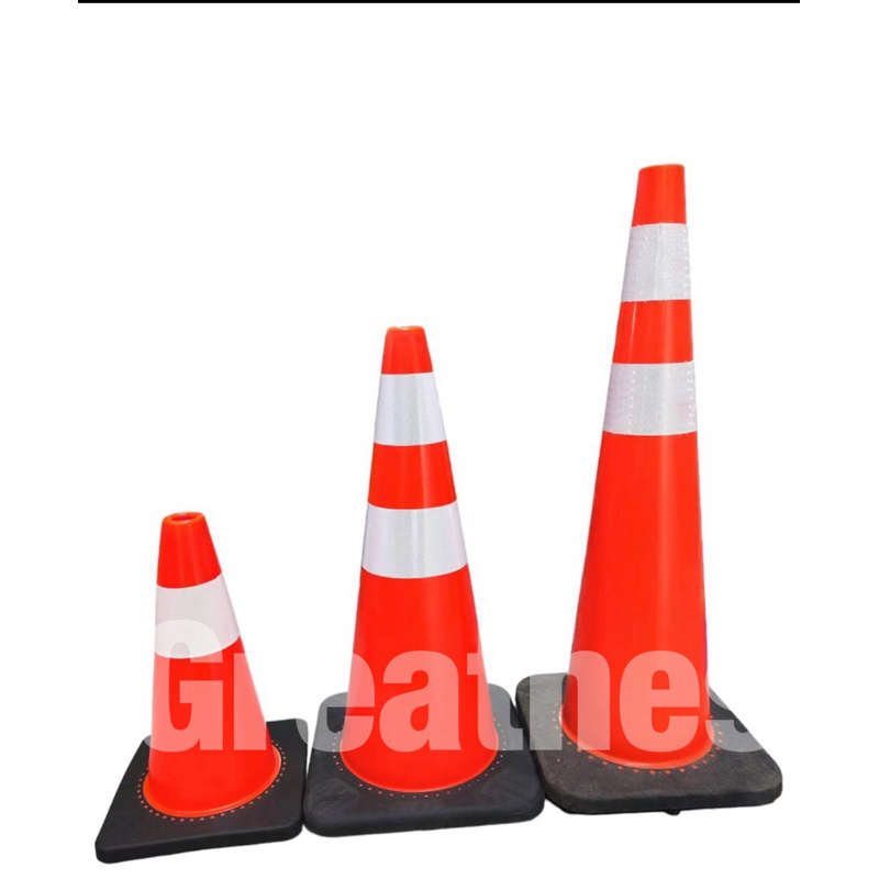 Traffic Cone Rubber Cone Safety Cone Heavy Duty | Shopee Philippines