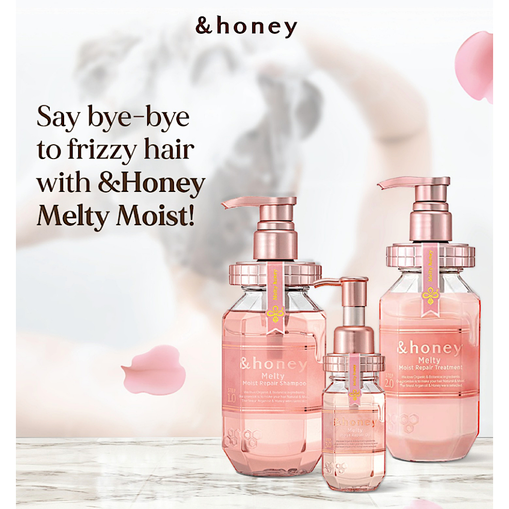&HONEY Melty Moist Repair Series (Shampoo/Hair pack/Treatment) 100 Authentic, Made in Japan