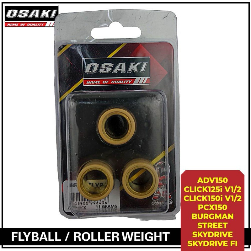 OSAKI Flyball (3 pcs) ADV - Click - PCX - Skydrive 125 - Burgman 125 ...