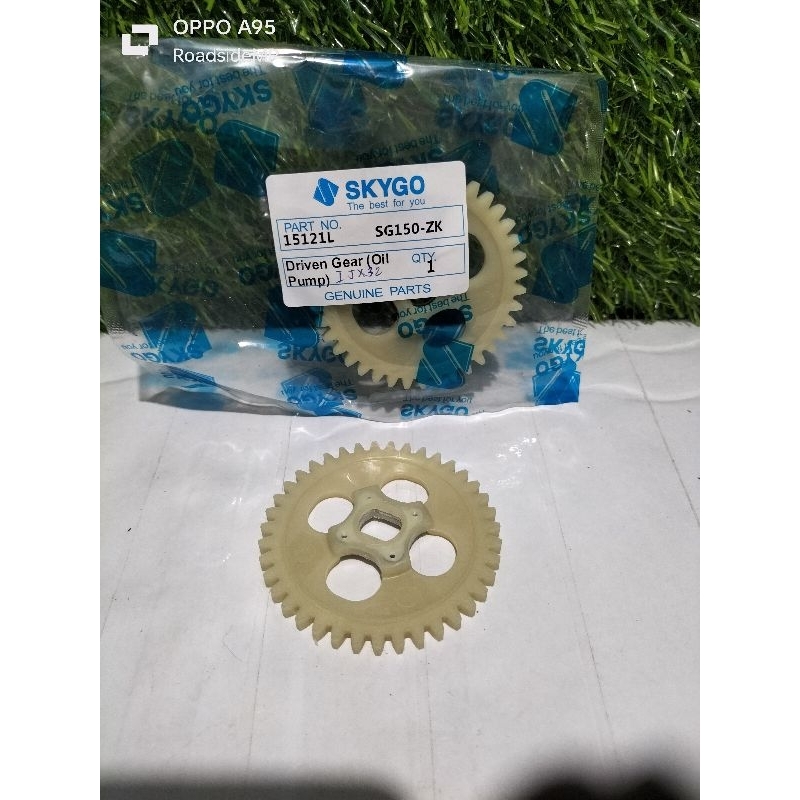 Skygo oil pump gear for wizard125/150/175 fit to tmx,rusi tc,dahari 150,pinoy Shopee Philippines