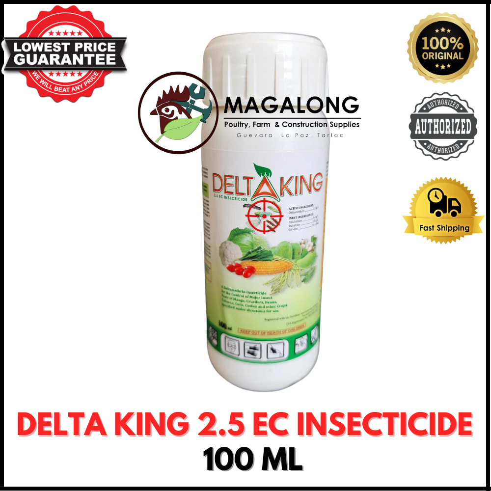 DELTA KING 2.5 EC - INSECTICIDE - DELTAMETHRIN - 100 ml | Shopee ...