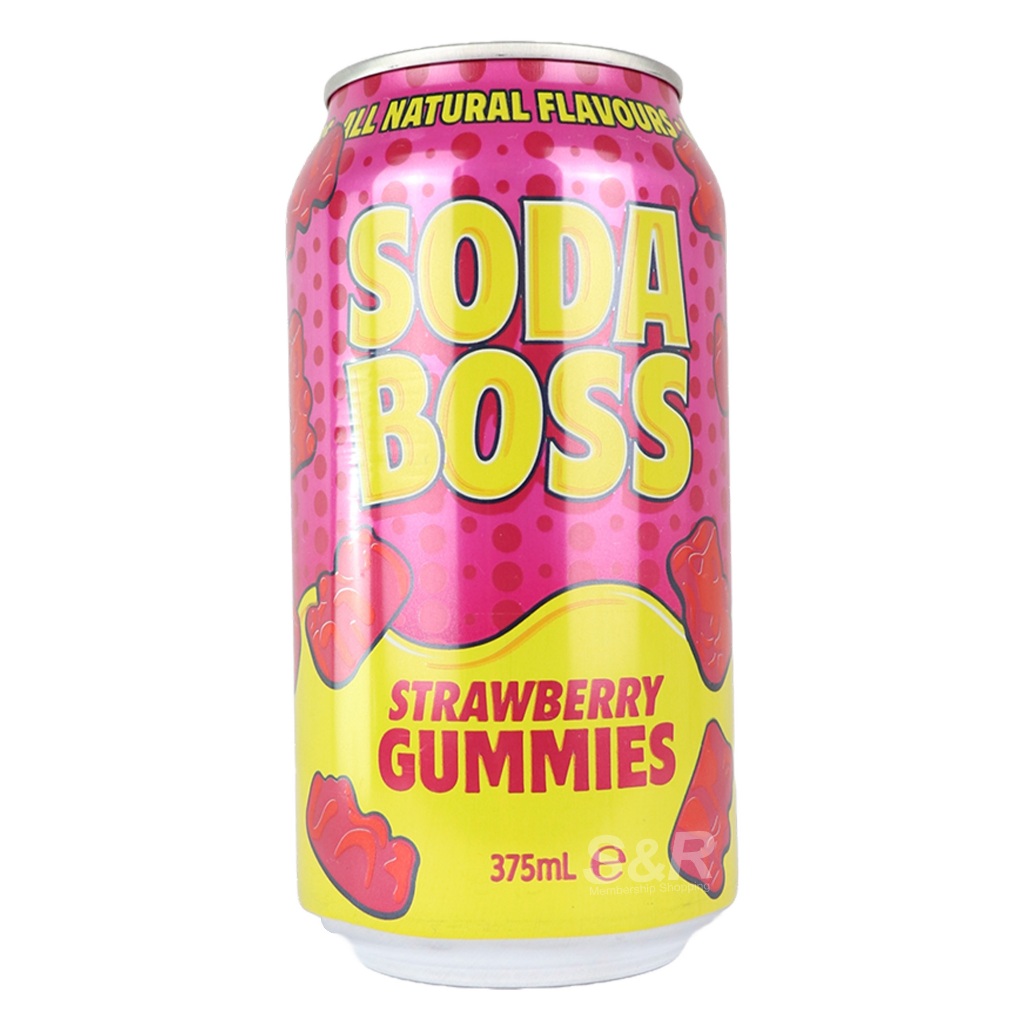 Soda Boss Strawberry Gummies 375mL | Shopee Philippines