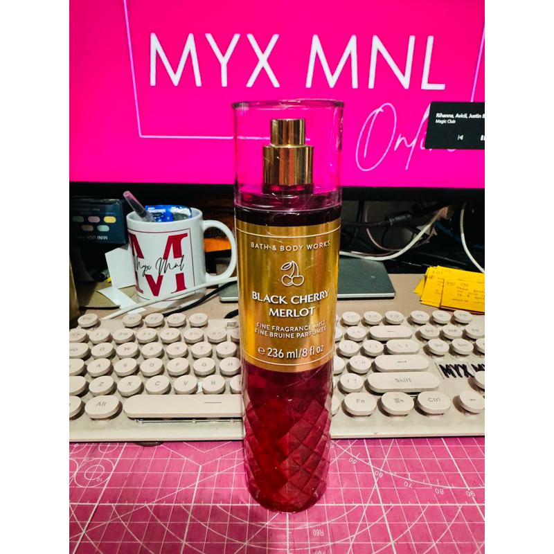 Bath & Body Works Black Cherry Merlot Fragrance Mist - 236ml | Shopee ...