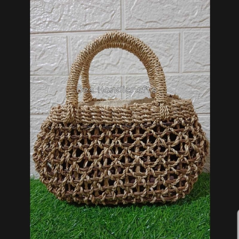 Hand Bag ( Native Abaca ) Peanut Bag 