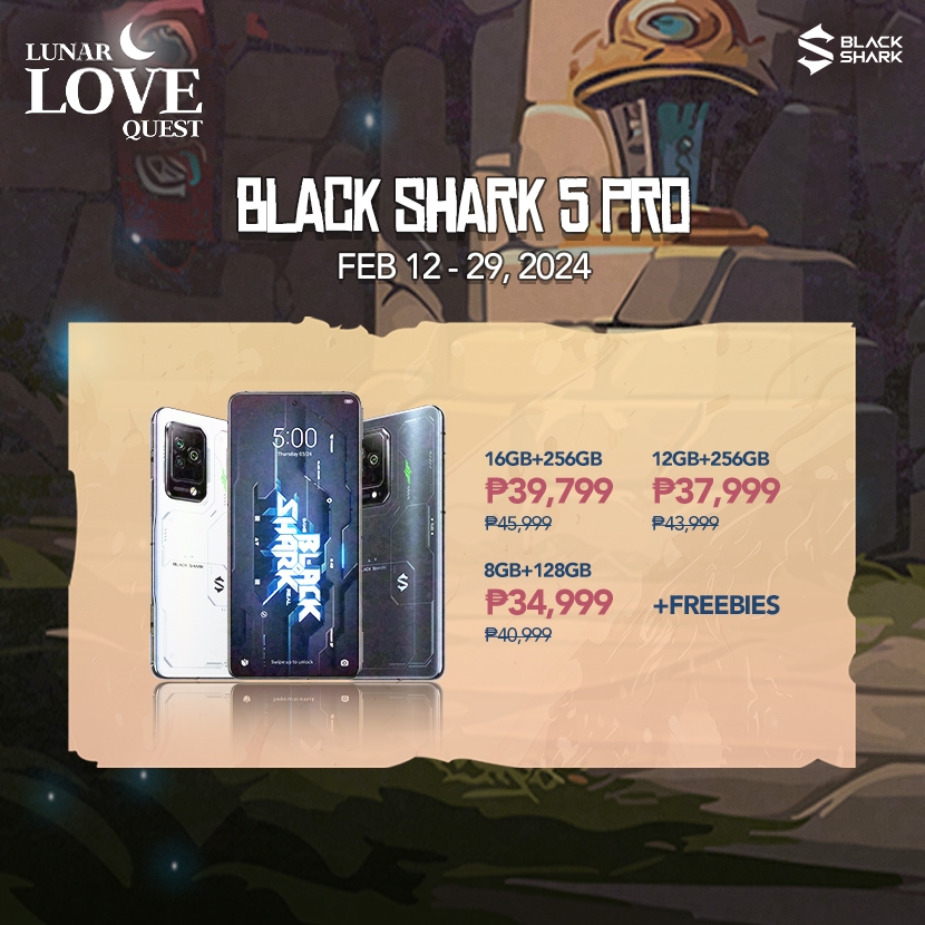 Game One - Black Shark 5 12GB + 256GB Gaming Phone - Explorer Grey - Game  One PH