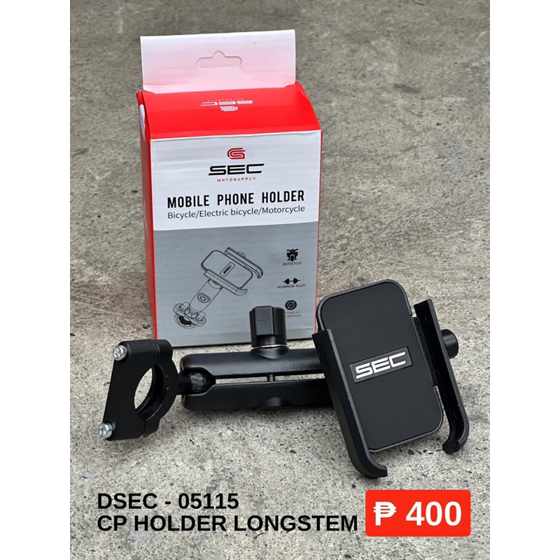 SEC Long stem cp holder mobile phone holder Universal Handle Bar use ...