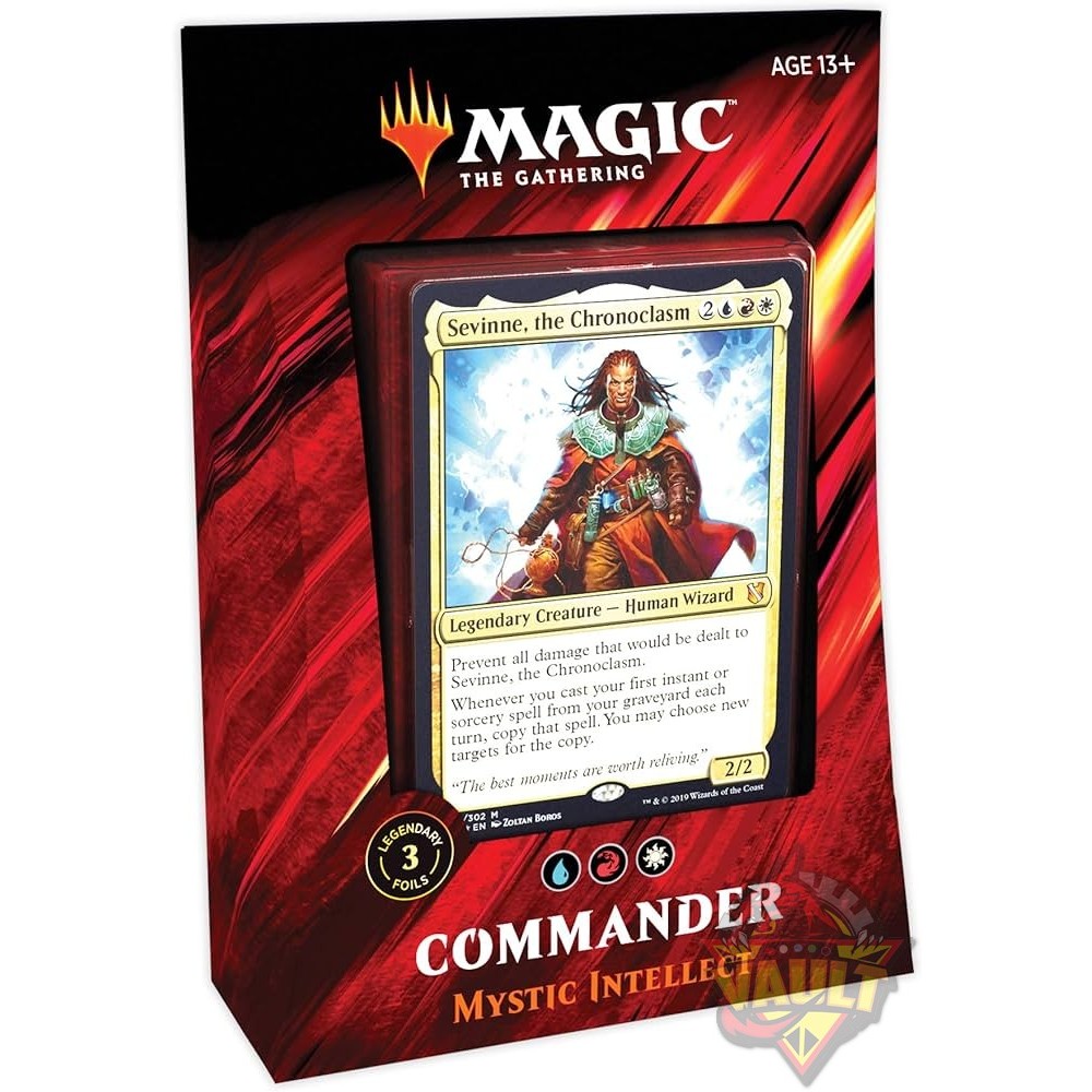 Mystic Intellect Commander 2019 Preconstructed EDH Deck Magic the ...