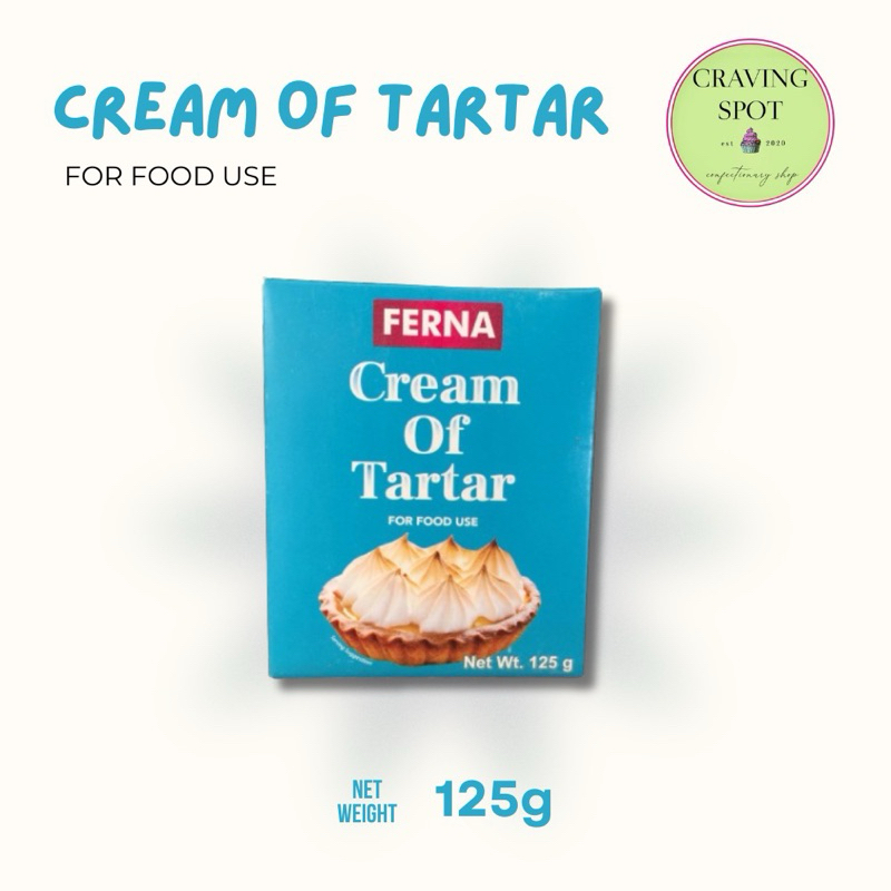 FERNA CREAM OF TARTAR 125G 2026 Expiry Shopee Philippines