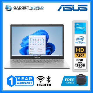  ASUS Vivobook 14 HD Touch Screen Laptop Computer, 11th Gen  Intel Core i3-1115G4, 8GB Memory, 128GB SSD, Intel UHD Graphics, Windows 11  Home, Silver - X1400EA-I38128 : Electronics