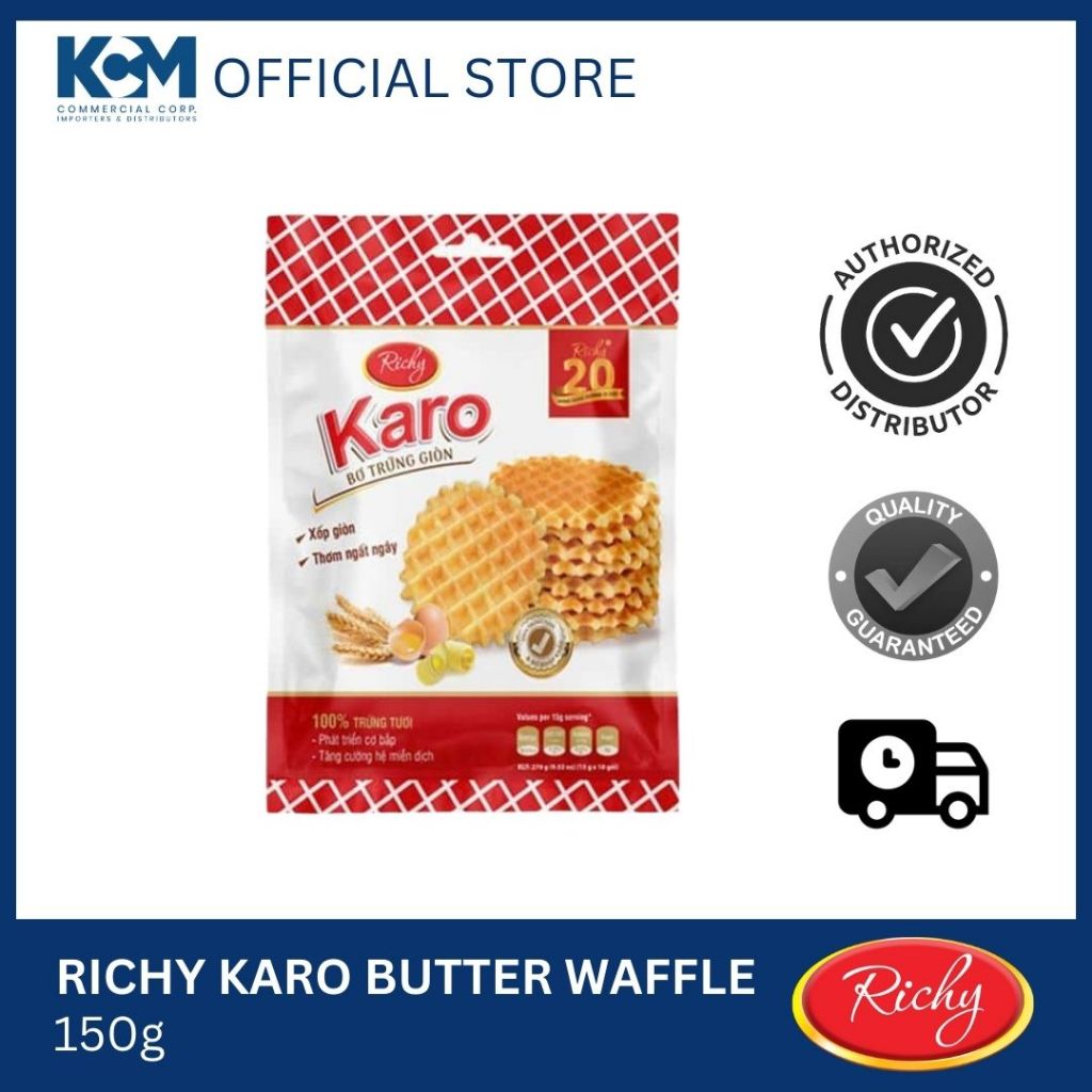 Richy Karo Butter Waffle 150g | Shopee Philippines