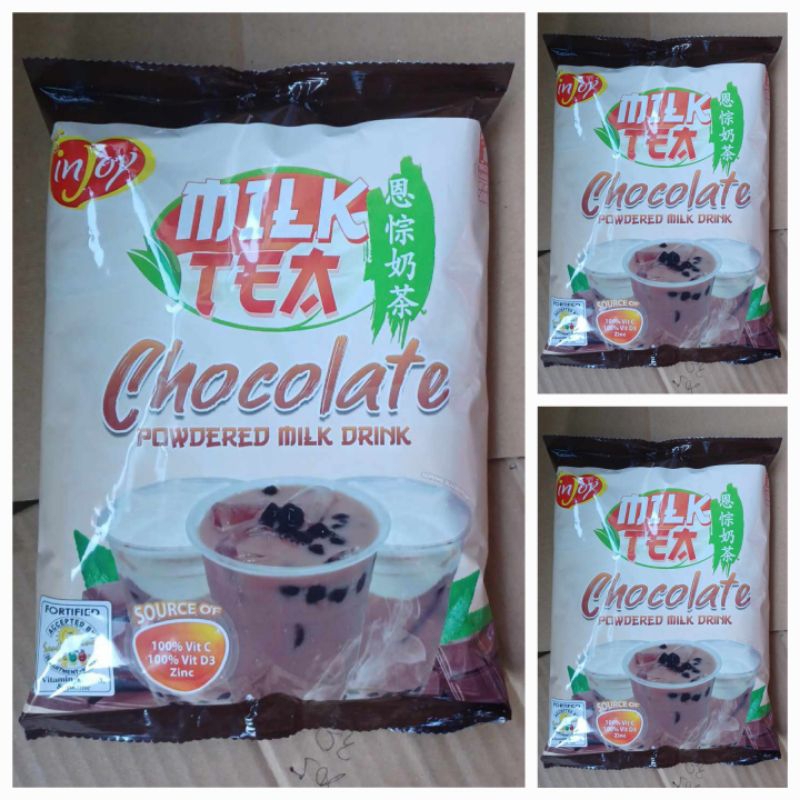 INJOY MILK TEA | CHOCOLATE | POWDERED MILK DRINK | 500 GRAMS | Shopee ...