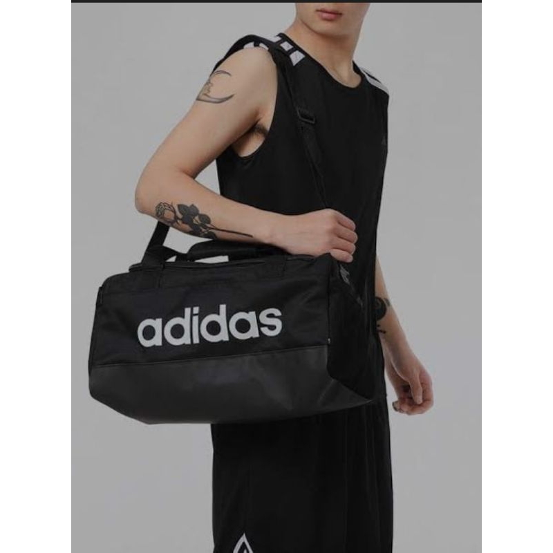 Adidas 25L Small Duffle Bag Black Shopee Philippines