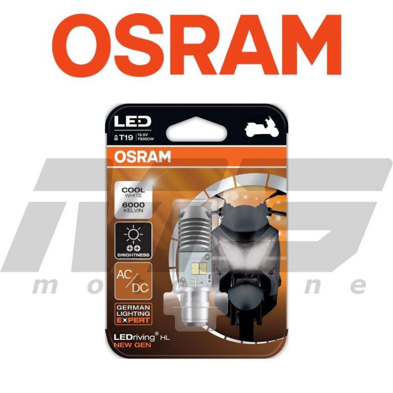Orsam LED T19/1LEG MOTORCYCLE HEADLIGHT BULB AC/DC PLUG ANG PLAY ...