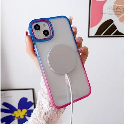 GRADIENT COLOR SOFT PHONE CASES FOR IPHONE XR 11 12 13 14 15