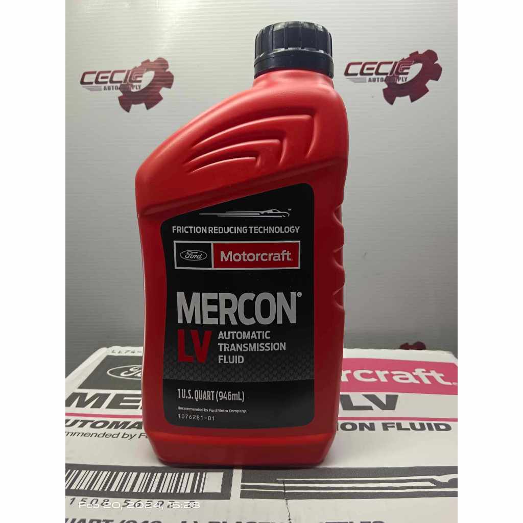 Ford Motorcraft Mercon Lv Automatic Transmission Fluid 1 Us Quart 946ml Shopee Philippines 8754