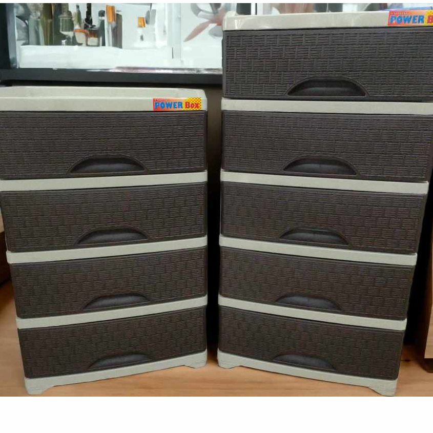 DRAWER RATTAN 6L, 5L & 4L UNILUCKY POWER BOX RATTAN (STOCK NO.398