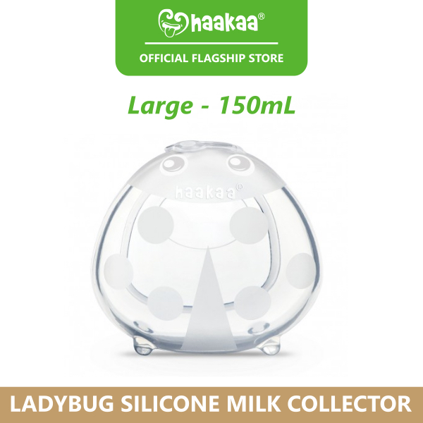 Haakaa Ladybug Silicone Breast Milk Collector (150mL/LARGE/1PC)