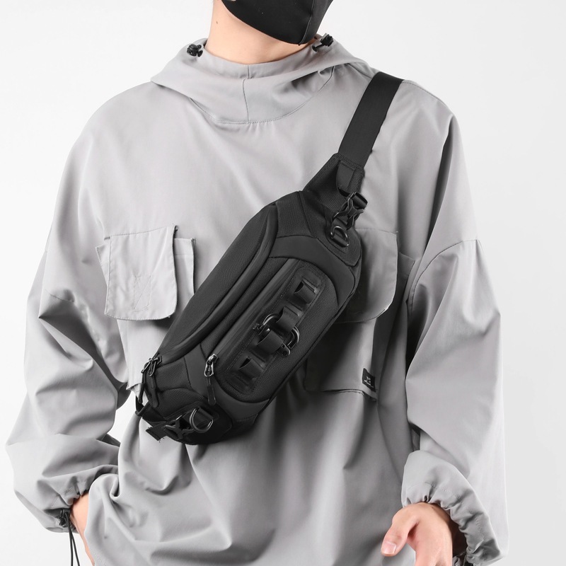 LABER LEE Waist Bag Men's Waterproof Outside Fanny Pack | Shopee ...