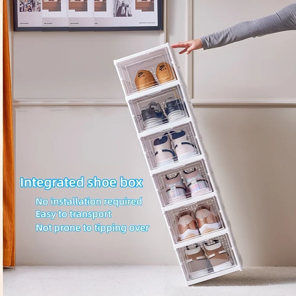 Multilayer Portable Shoe Rack Organizer Shoes Storage Cabinet Easy ...