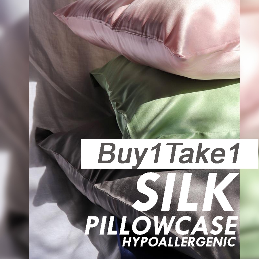 Buy1Take1 Silk Pillowcase Hypoallergenic Shopee Philippines