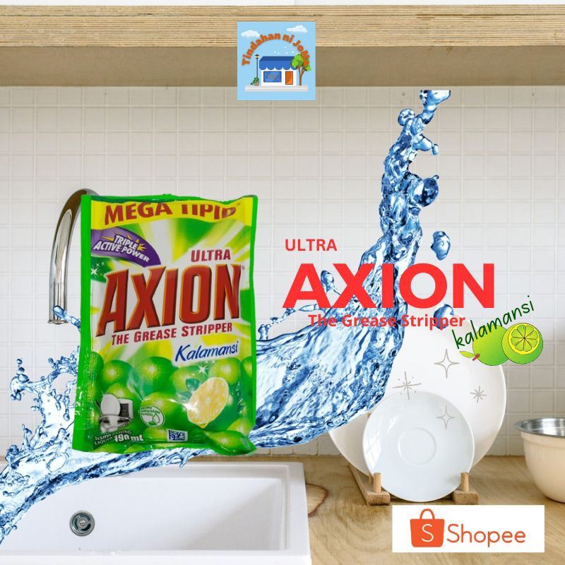 Axion Dishwashing liquid in a pack, 190ml Shopee Philippines