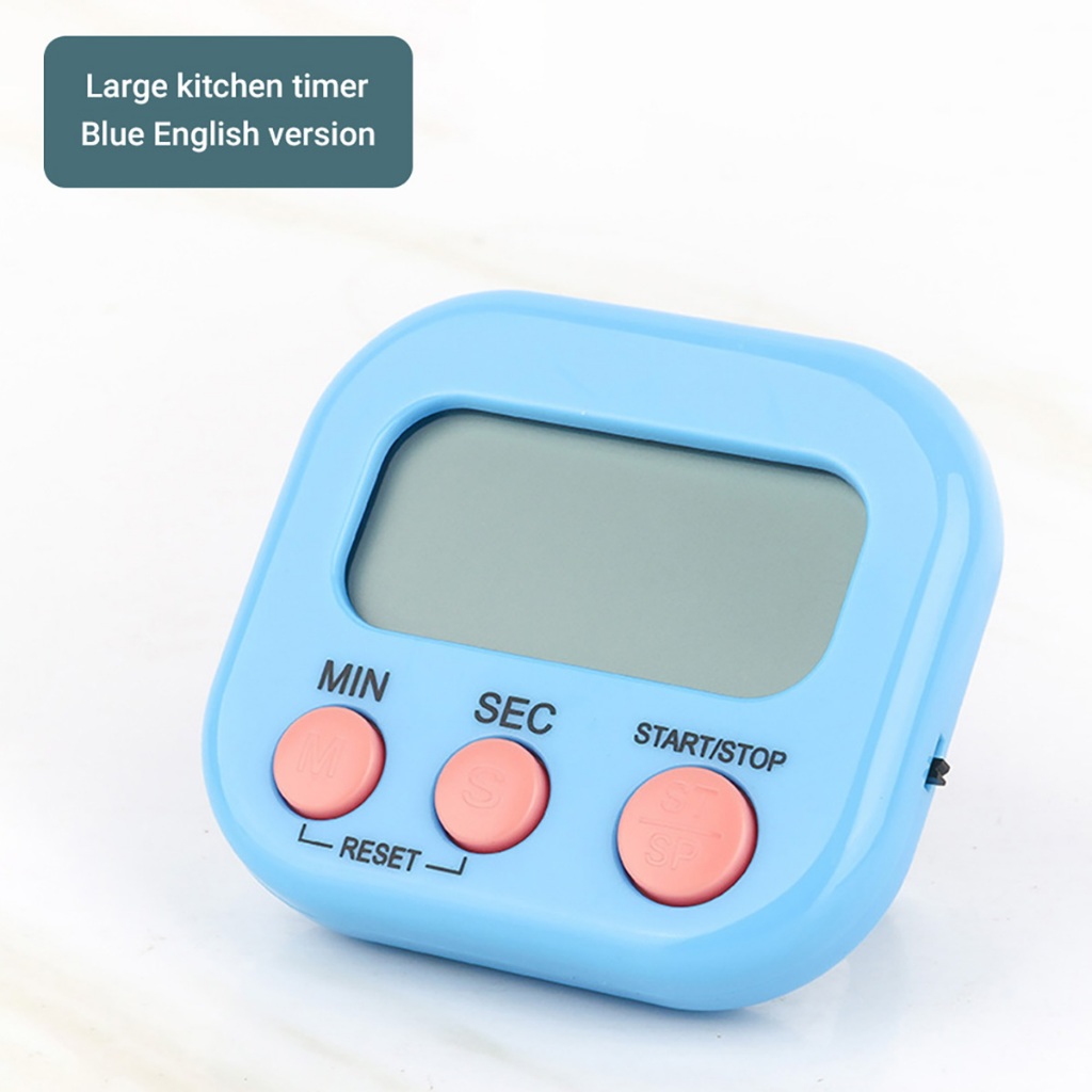 Digital Kitchen Timer For Cooking Big Digits Loud Alarm Magnetic