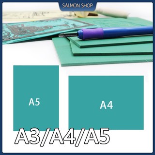 A3/A4/A5 Laser Rubber Sheet 3mm Rubber Carving Block Green Rubber ...