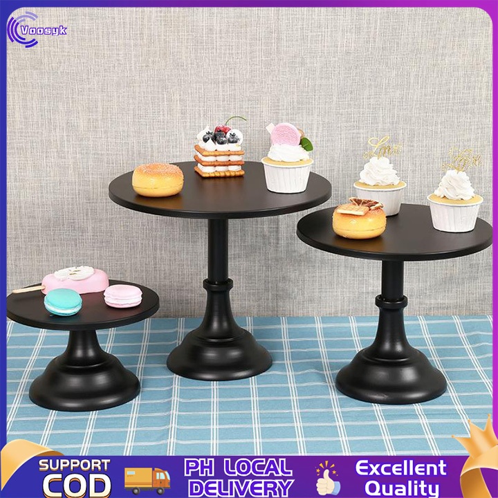 3-piece set of iron cake rack dessert rack paper cup cake rack fruit ...