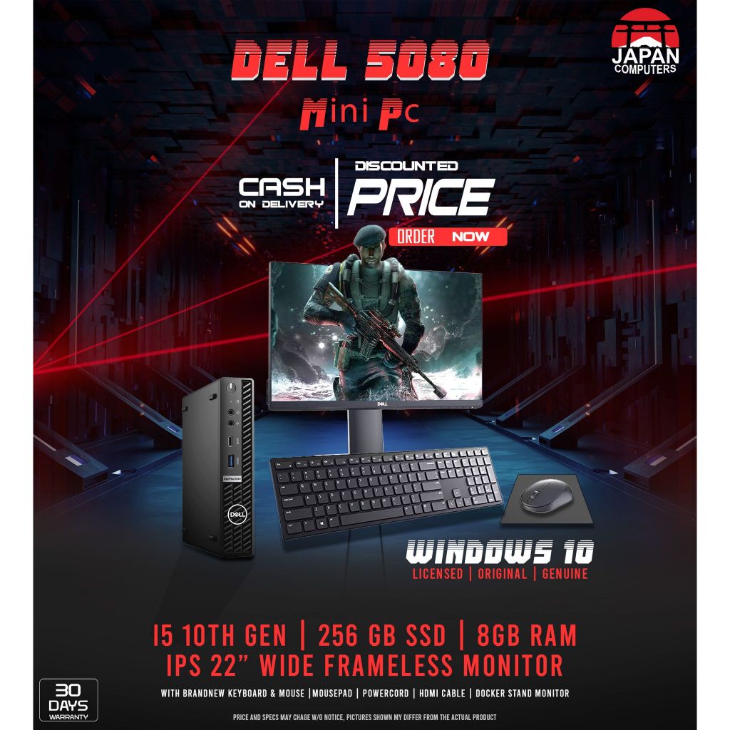 MINI PC i5 10TH GEN DELL 5080 PACKAGE | Shopee Philippines