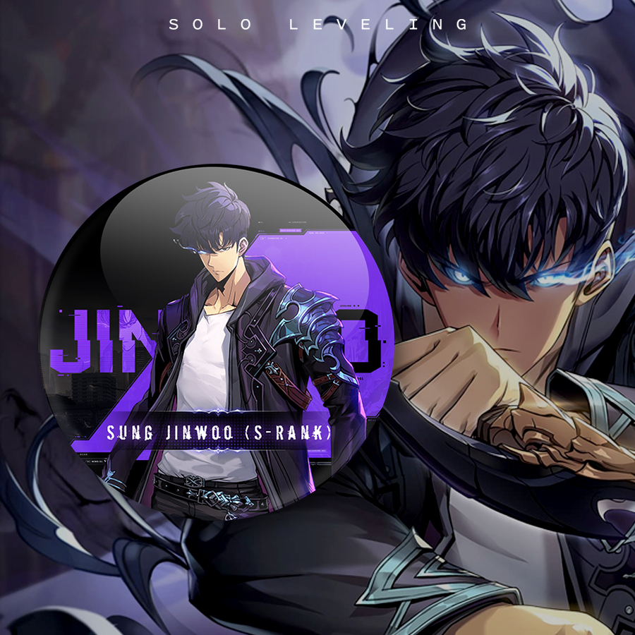 Anime Solo Leveling 3D In Zip Up Nữ / Nam Áo Khoác Dạo Phố Hip Hop Sung Jin Woo Cosplay Dây Kéo