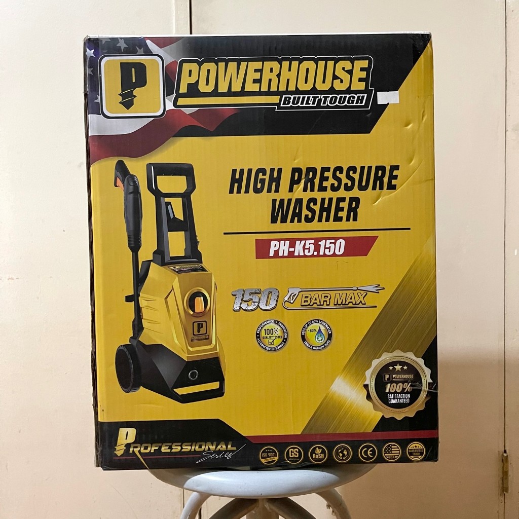 Powerhouse High Pressure Washer 150 Bar 1700w Shopee Philippines 4898