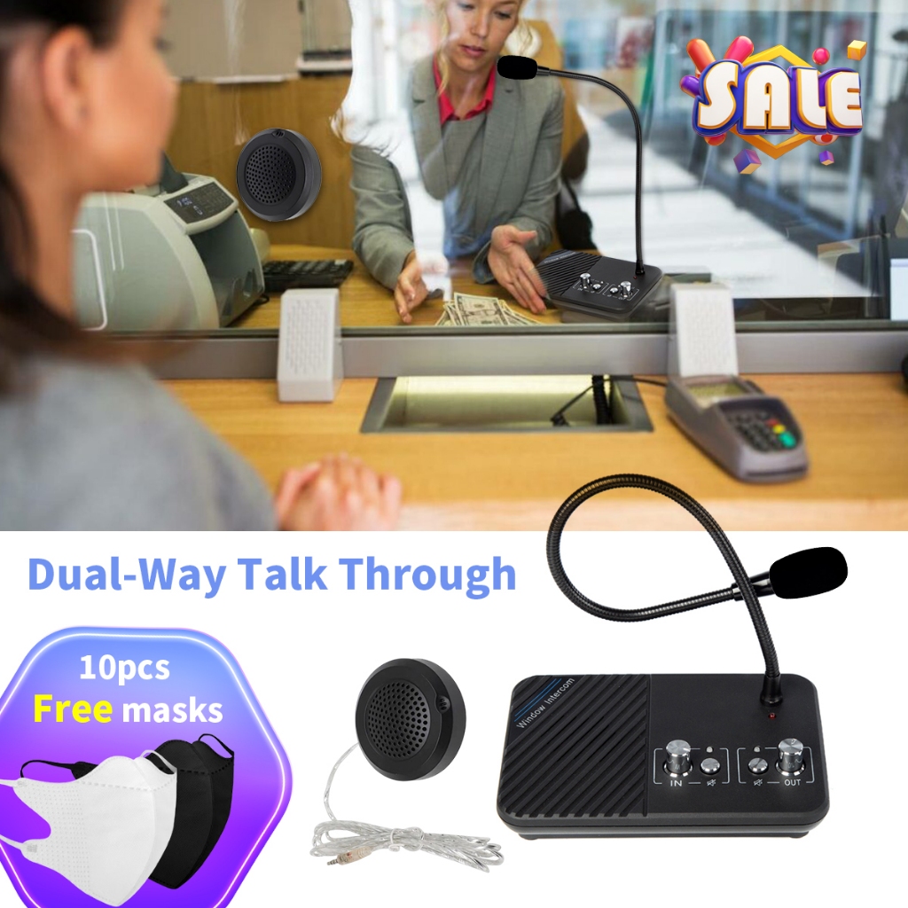 Window speaker Wireless Two Way Speaker Microphone Noise