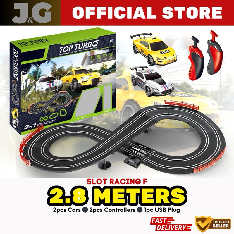 Slot Racing F - Slot Racing Car with Race Track Toy Cars Matchbox ...