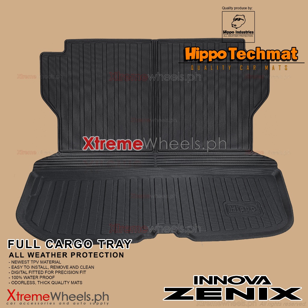 Toyota Zenix 20232025 Cargo / Trunk Tray Only Hippo Brand Deep Dish