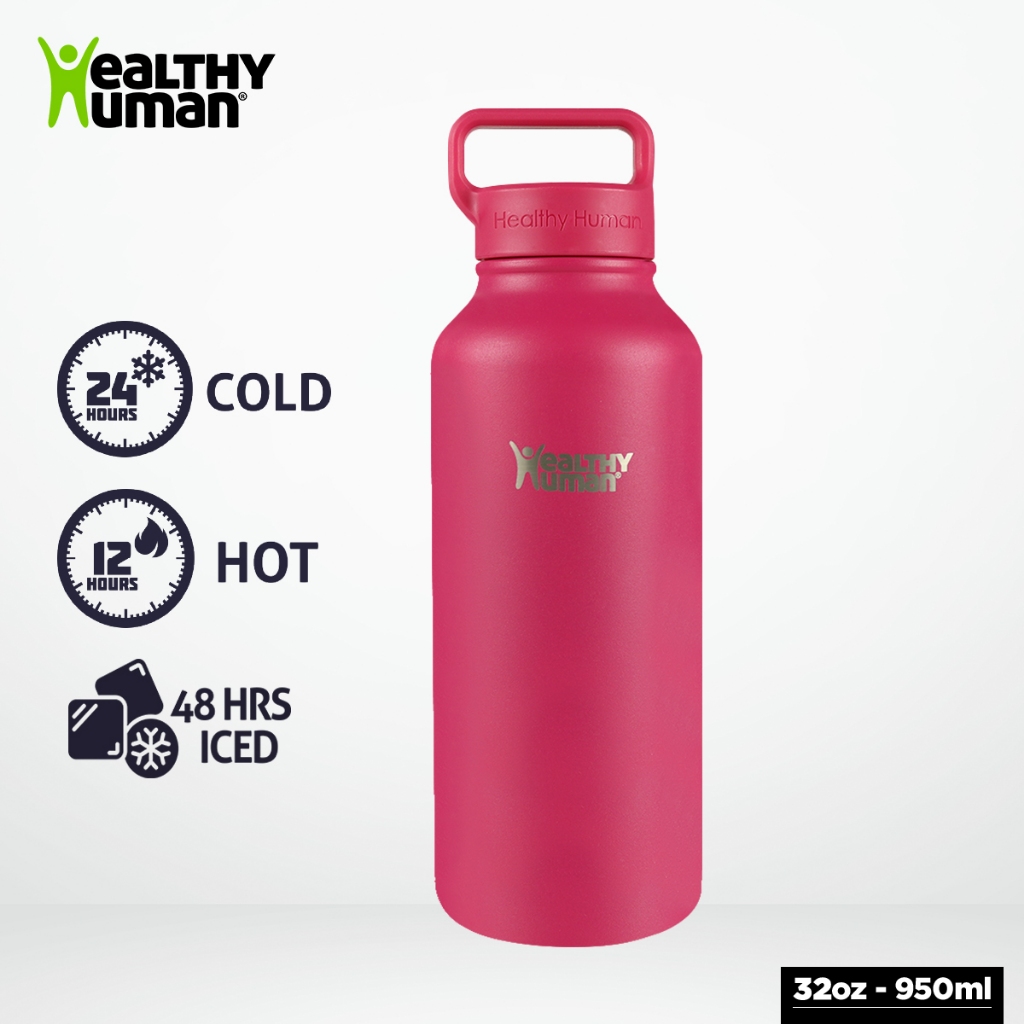 Healthy Human 32oz Vacuum Insulated Stainless Steel Bottle - Grapefruit ...