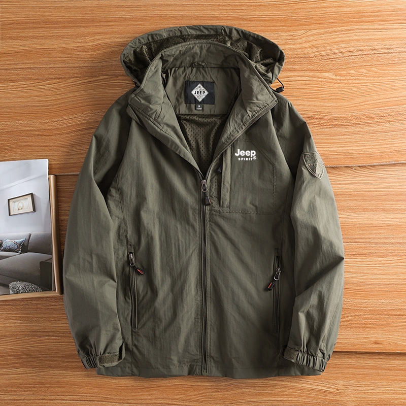 Jeep Hiking Jackets For Men Waterproof Windbreaker Trekking Jacket Outdoor Jackets For Men M 2XL Shopee Philippines