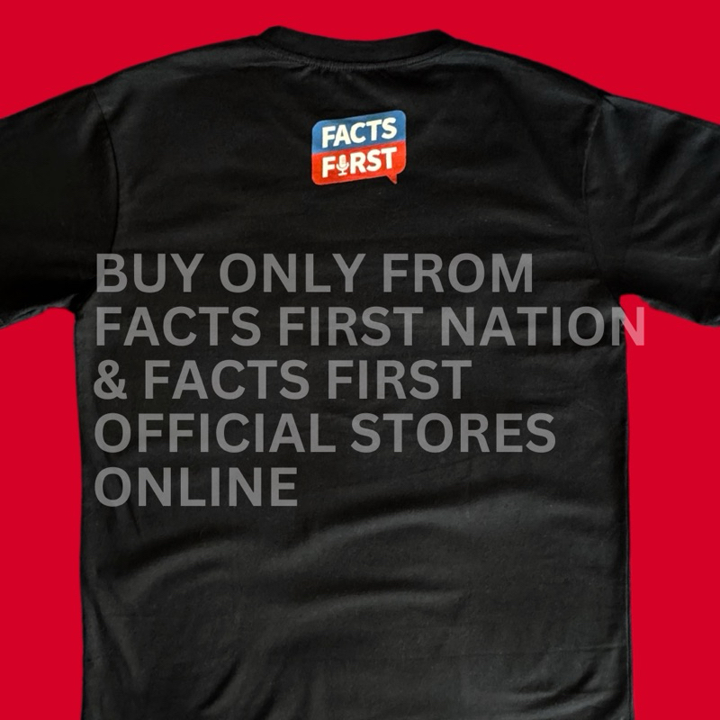 Facts First Shirt [TROLL BUSTER Series] | Shopee Philippines