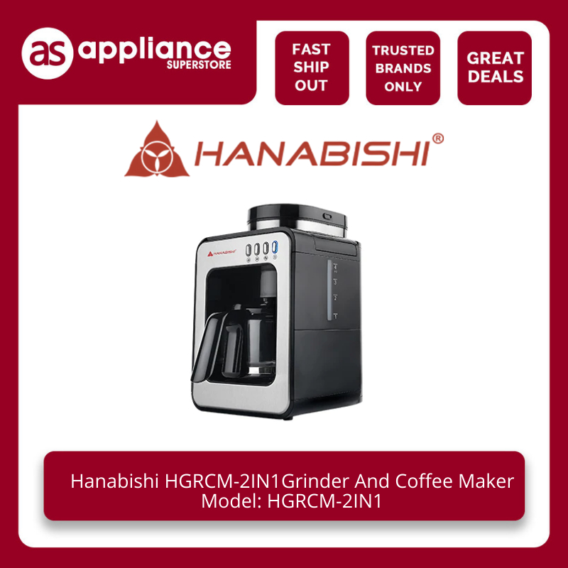 Hanabishi HGRCM2IN1 Grinder And Coffee Maker Shopee Philippines