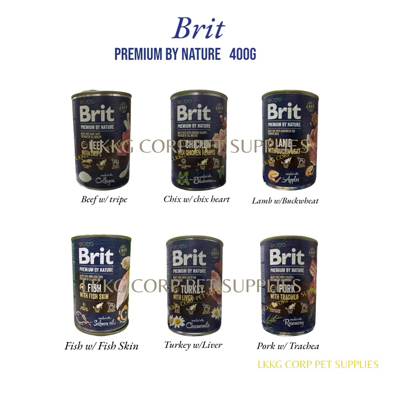 [400g] Brit Premium by Nature 400g Dog Food