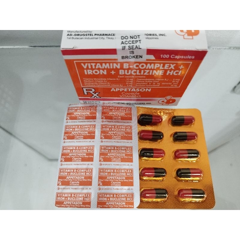 Appetason Capsules( Multivitamins) Shopee Philippines