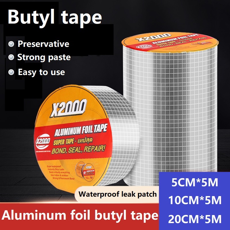 (Authentic) Super tape X2000 Self Adhesive Waterproof Tape, Aluminum