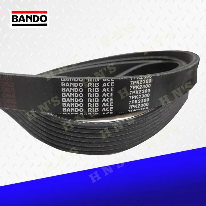Bando Drive Belt / Serpentine Belt 7PK-2300 for Toyota Innova 2.0 1TR ...
