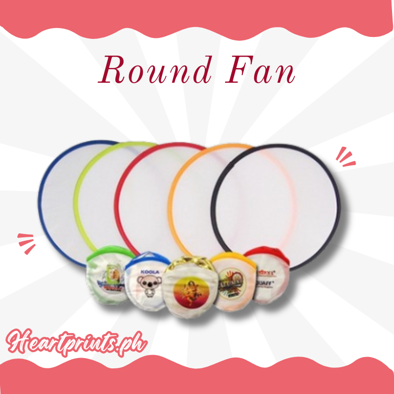 (5pcs) Blank Printable Foldable Round Fan Rim Colored | Shopee Philippines