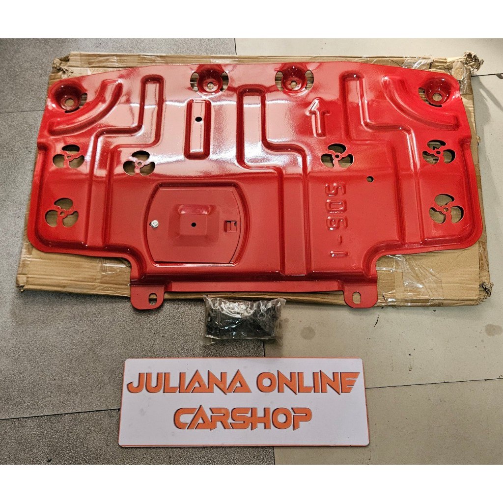 Red Skid Plate Under Engine Cover Skidplate for Hyundai Starex H100