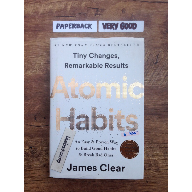 Atomic Habits by James Clear psychology self-help bestseller books ...